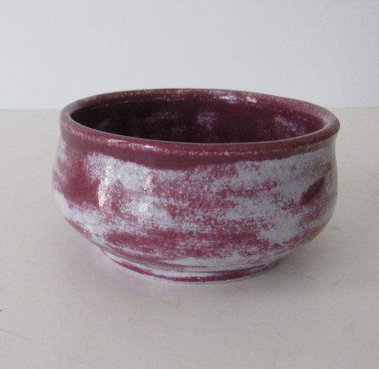 Purple and Blue Ceramic Vessel